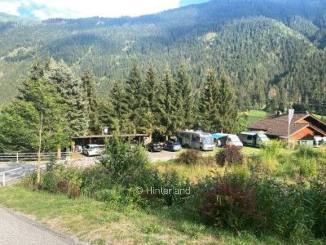 Stellplatz Geheimtipp im Mölltal am Wald