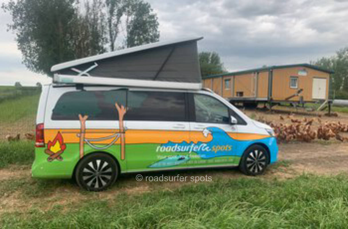 Übernachtung auf der Hühnerwiese