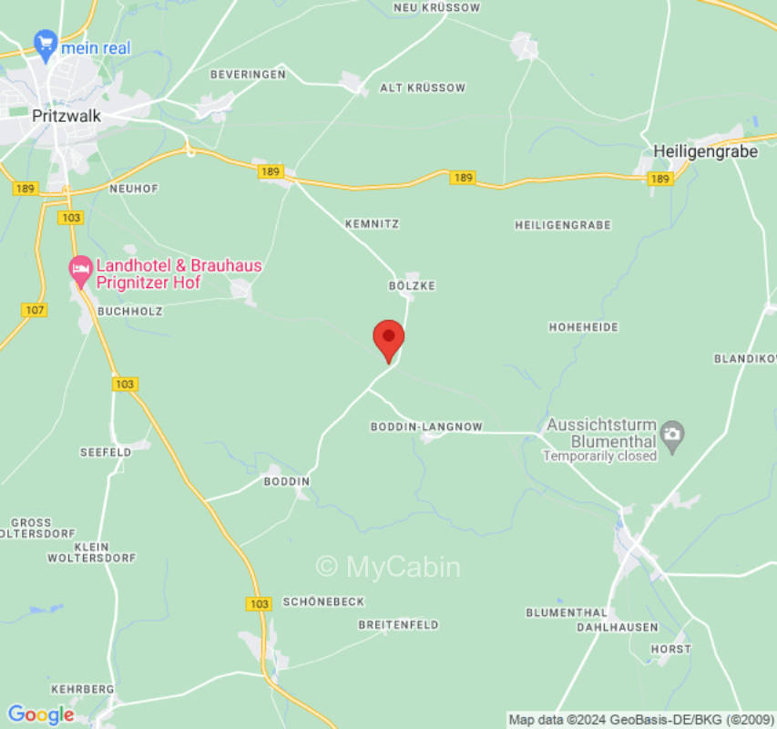 ohne Nachbarn, mitten im Nichts