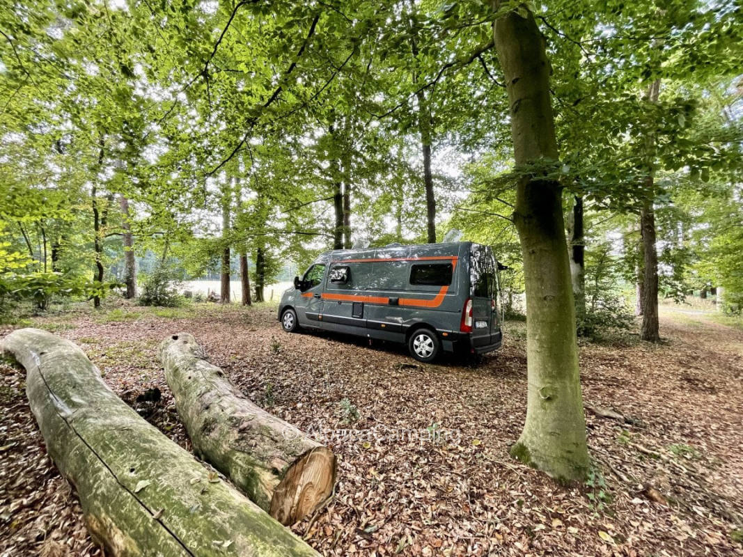 Single parking space at the cattle meadow