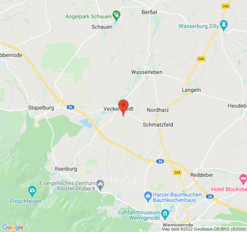 Zelten am Harzrand, Ruhe in unserem grünen Garten