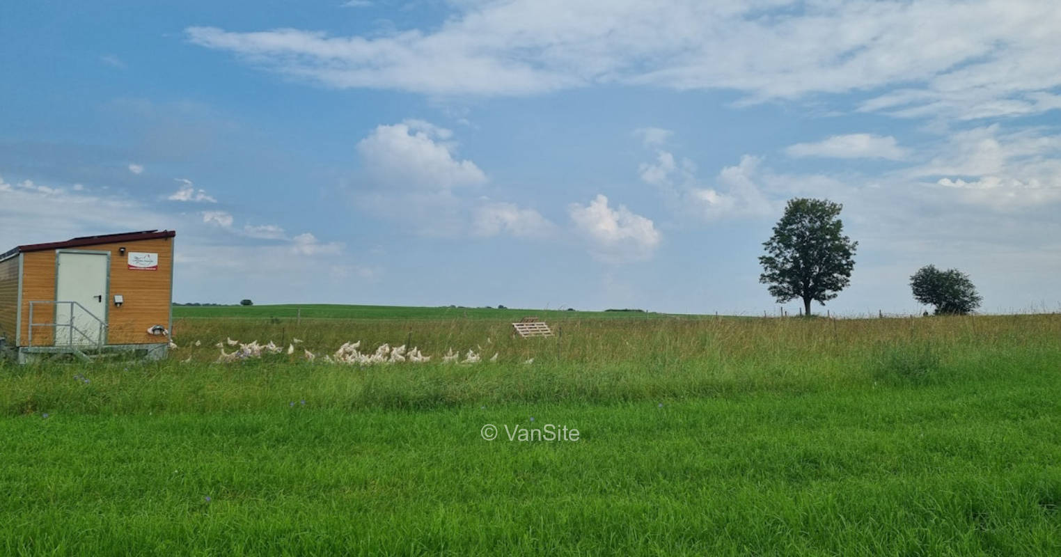 Stellplatz am Hühnermobil