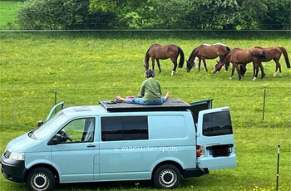 Camping auf einsam geleg. Resthof mit Dusche/WC 