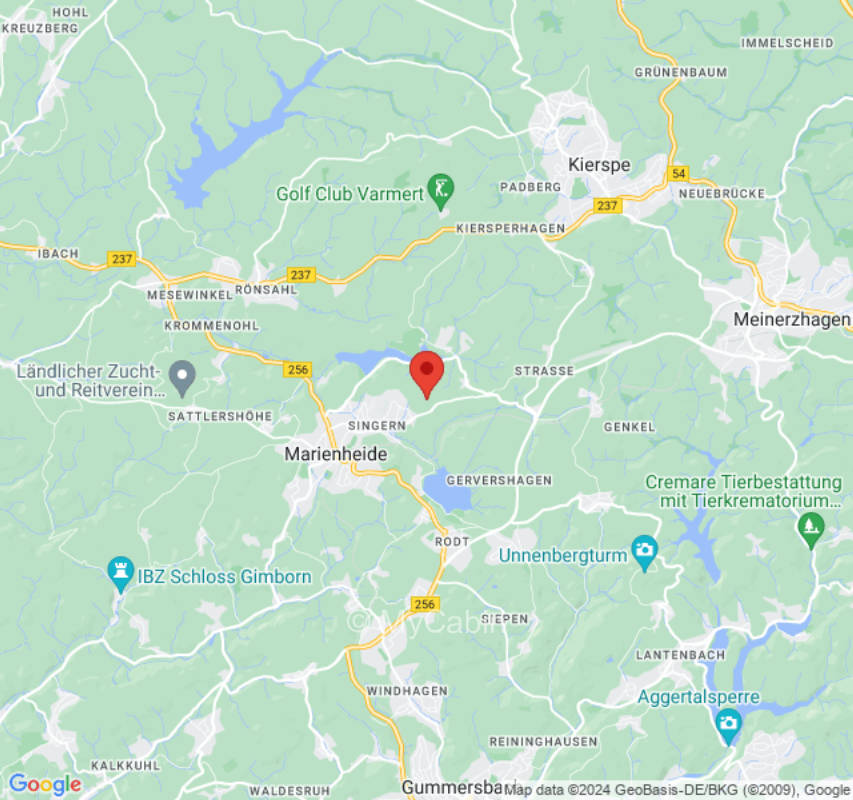 Grüne Fläche im Gewerbegebiet