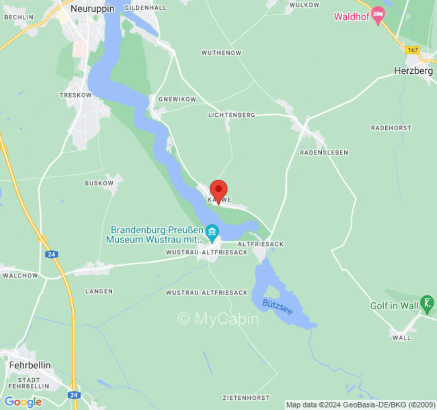 Einzelstellplatz auf Privatgrundstück in Seenähe