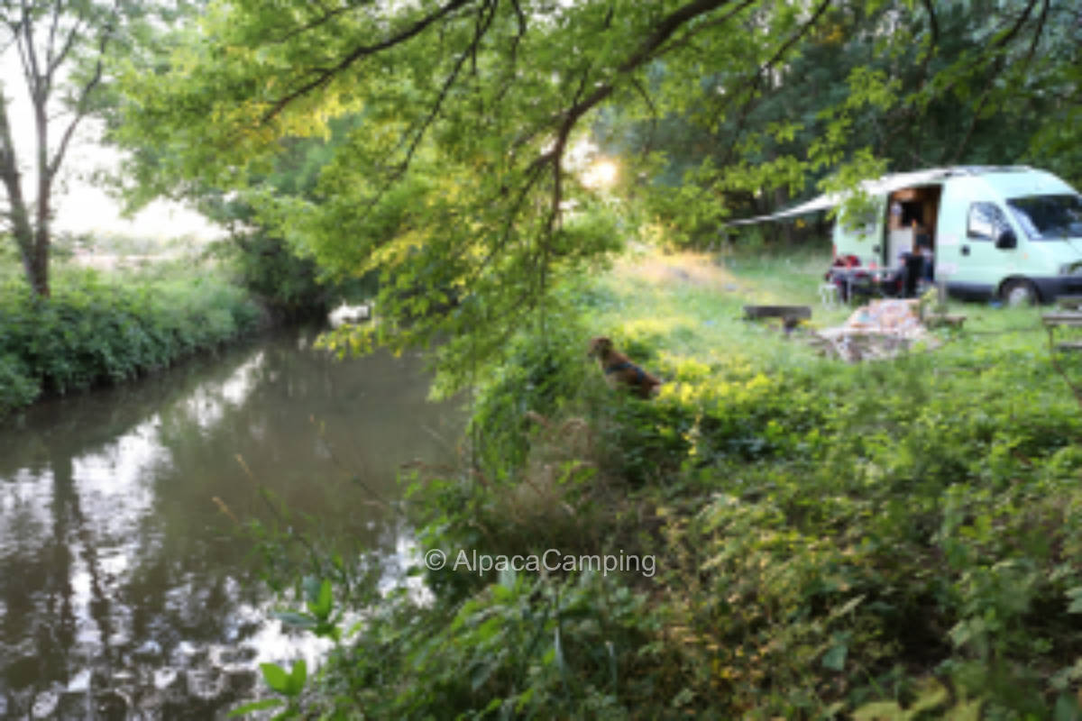 Relaxing by the Wipper - campfire site, privater Stellplatz