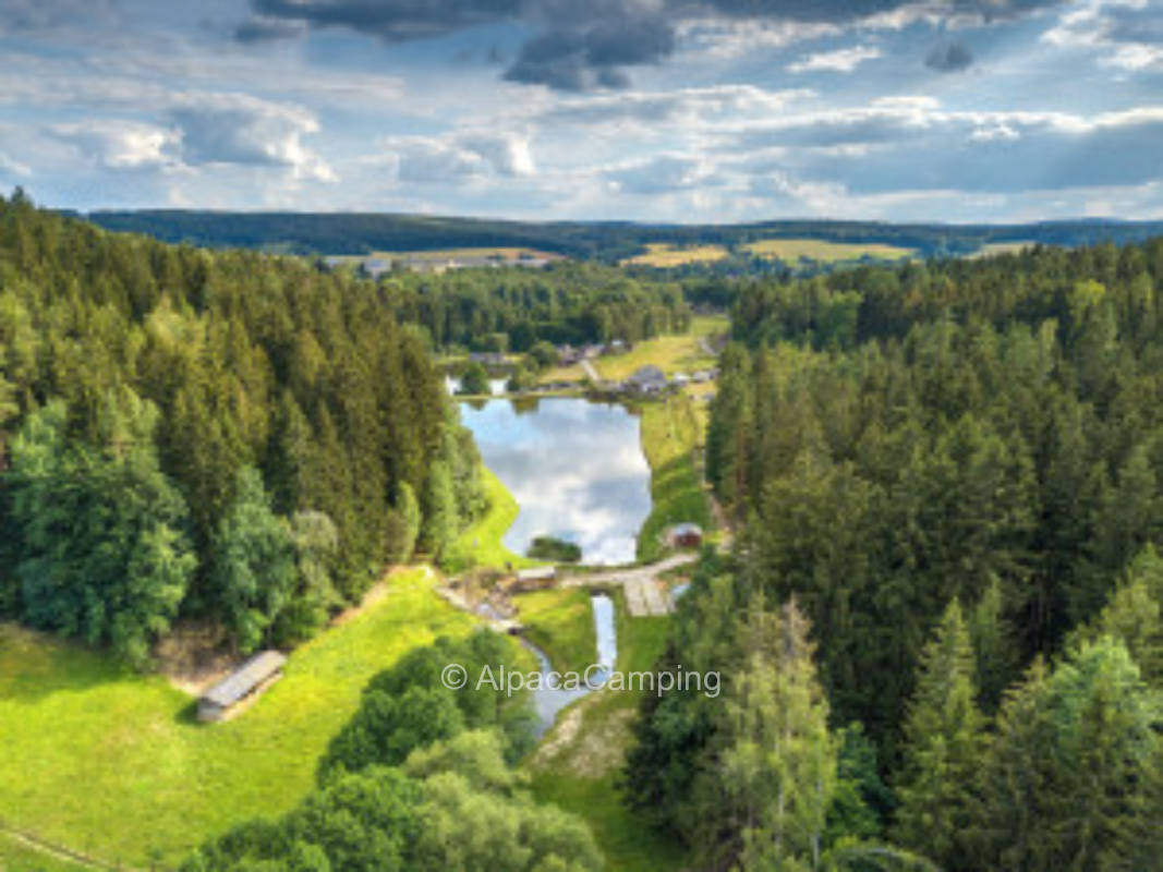 Idyllic pitch with view of the Ebersbach valley #5