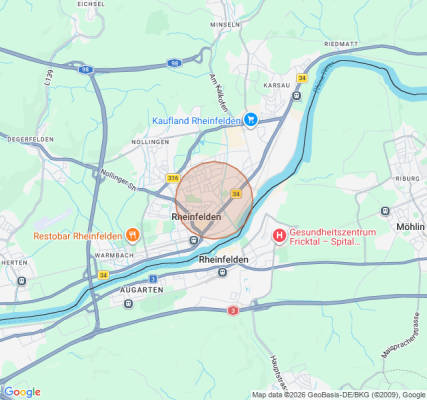 Zeltplatz in Rheinfelden (Baden)
