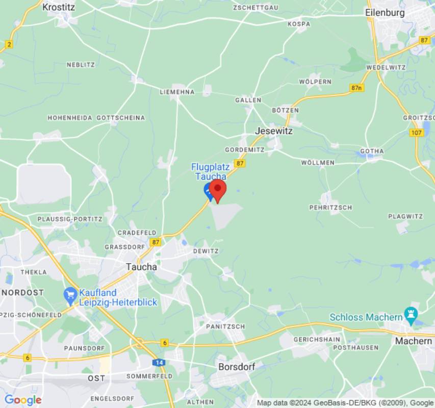 Stellplatz am Flugplatz Taucha