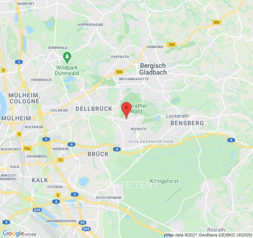 Zeltplatz in Bergisch Gladbach