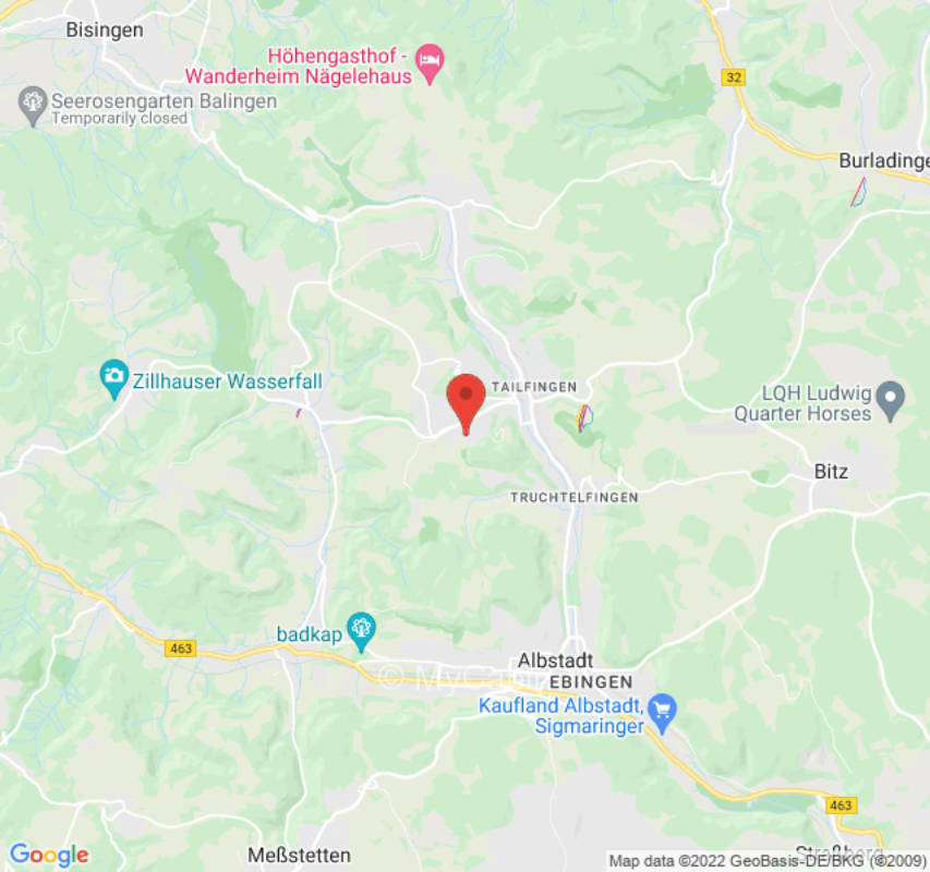 Idyllischer Schotterstellplatz auf der Schwäbischen Alb