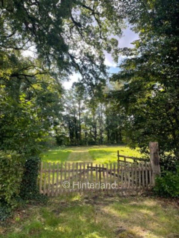 Naturparadies umgeben von alten Eichen