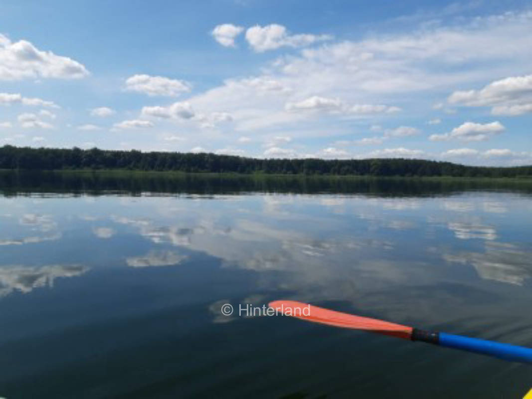 Tent / pitch on the beautiful Tollensesee lake