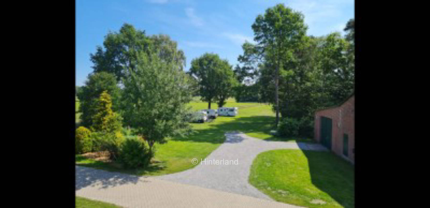 Idyllic camper site near Pietzmoor