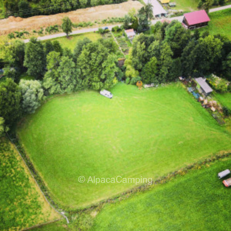 Idyllic meadow site on the river Wern directly at a waterfall #2