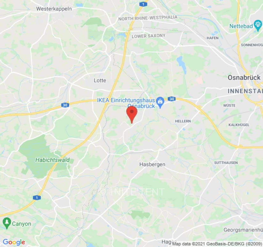 Zeltplatz in Hasbergen, privater Stellplatz