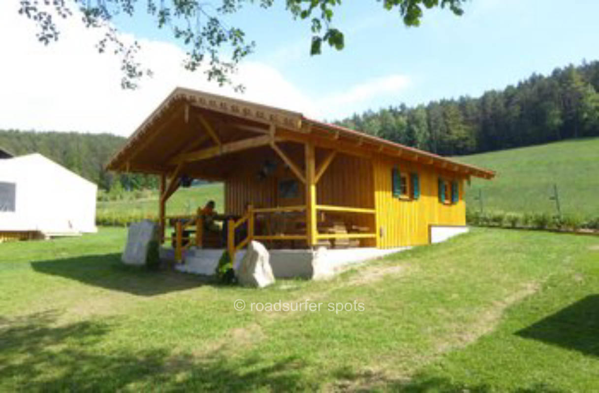 Tent site at the vacation and horse farm Zankl