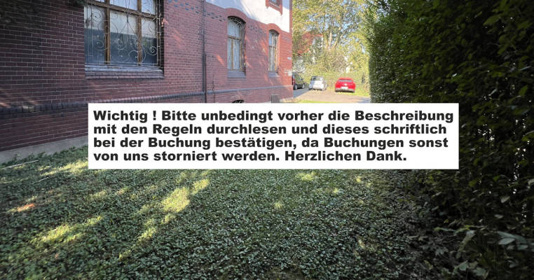 Wiese vor der Villa