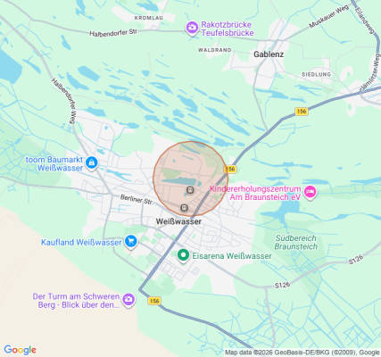 Zeltplatz in Weißwasser/Oberlausitz
