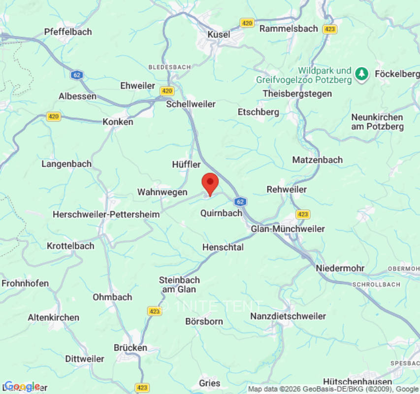 Zeltplatz in Quirnbach