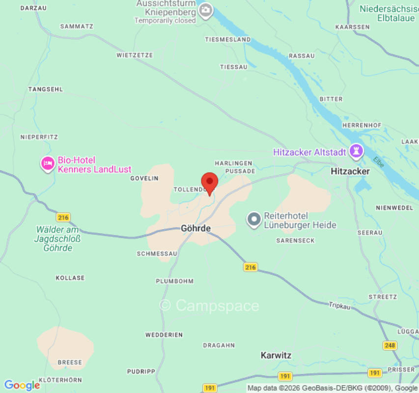 Platztyp für 6 Personen (Campspace 24972)