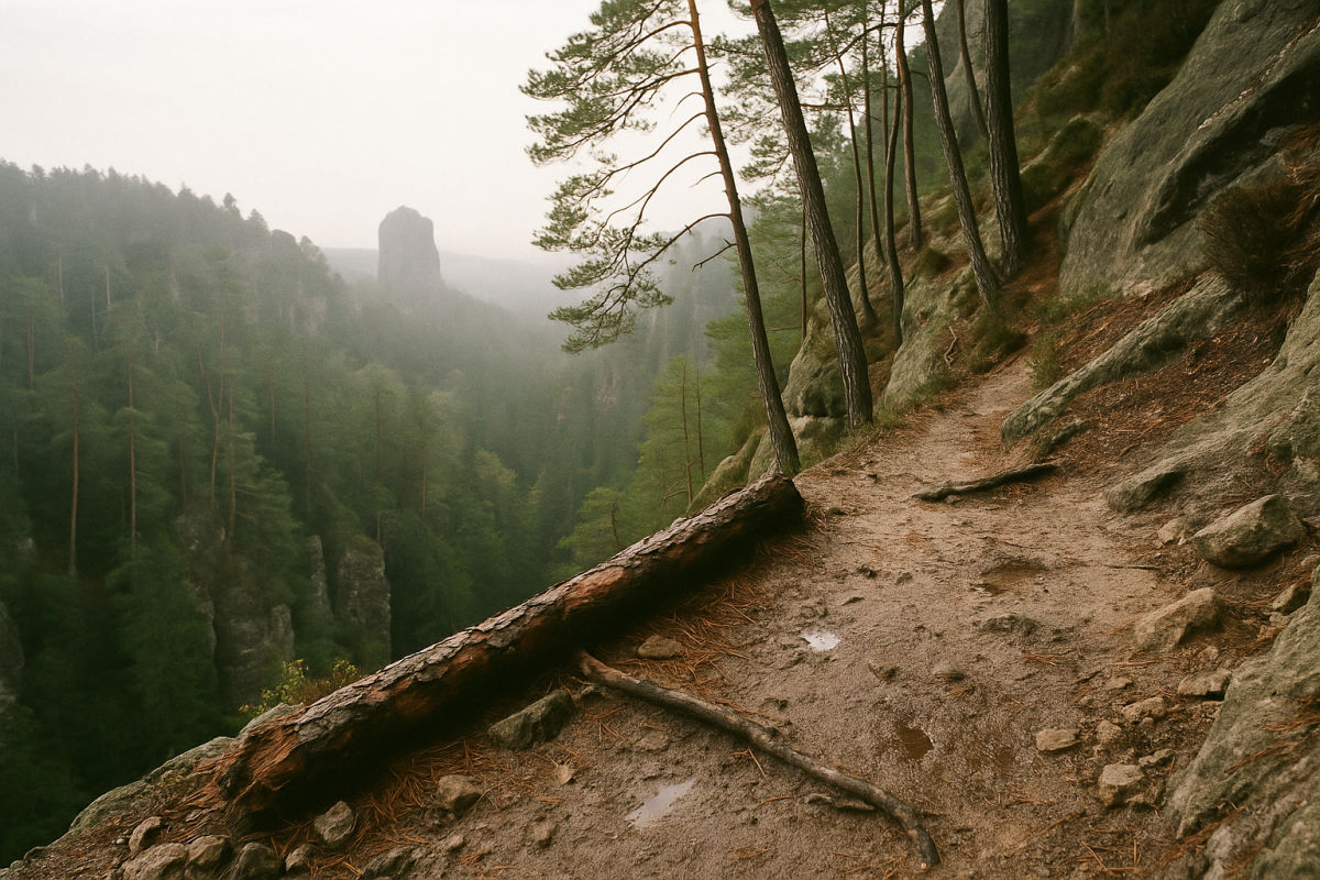 Saxon Switzerland – AI-generated illustrative image