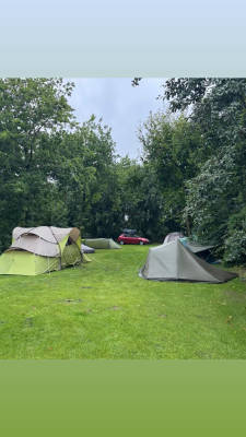 Nature camp near the dike
