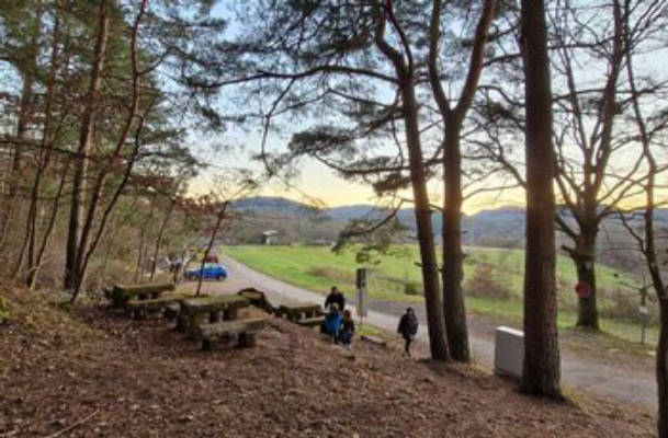 Camping beneath the Fladensteine
