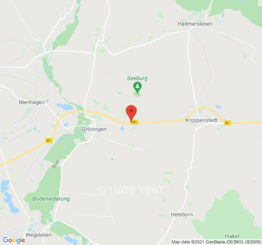 Zeltplatz in Gröningen