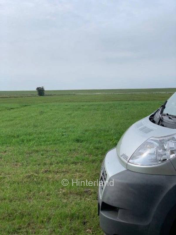 Direkter Deichblick am Jadebusen