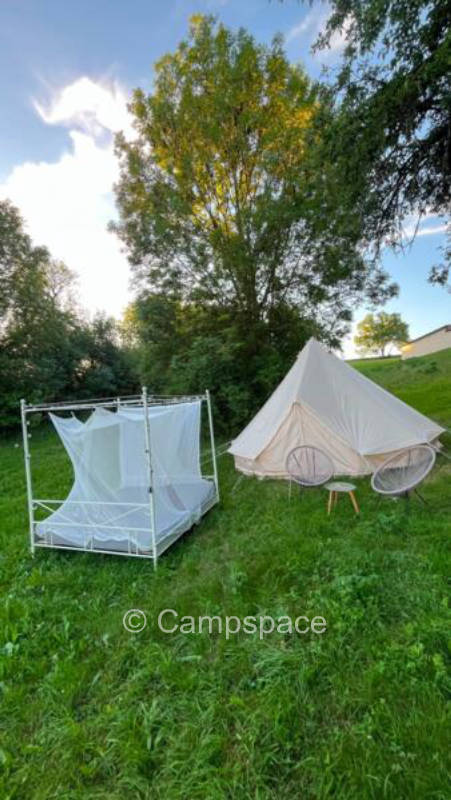 Camping with sauna