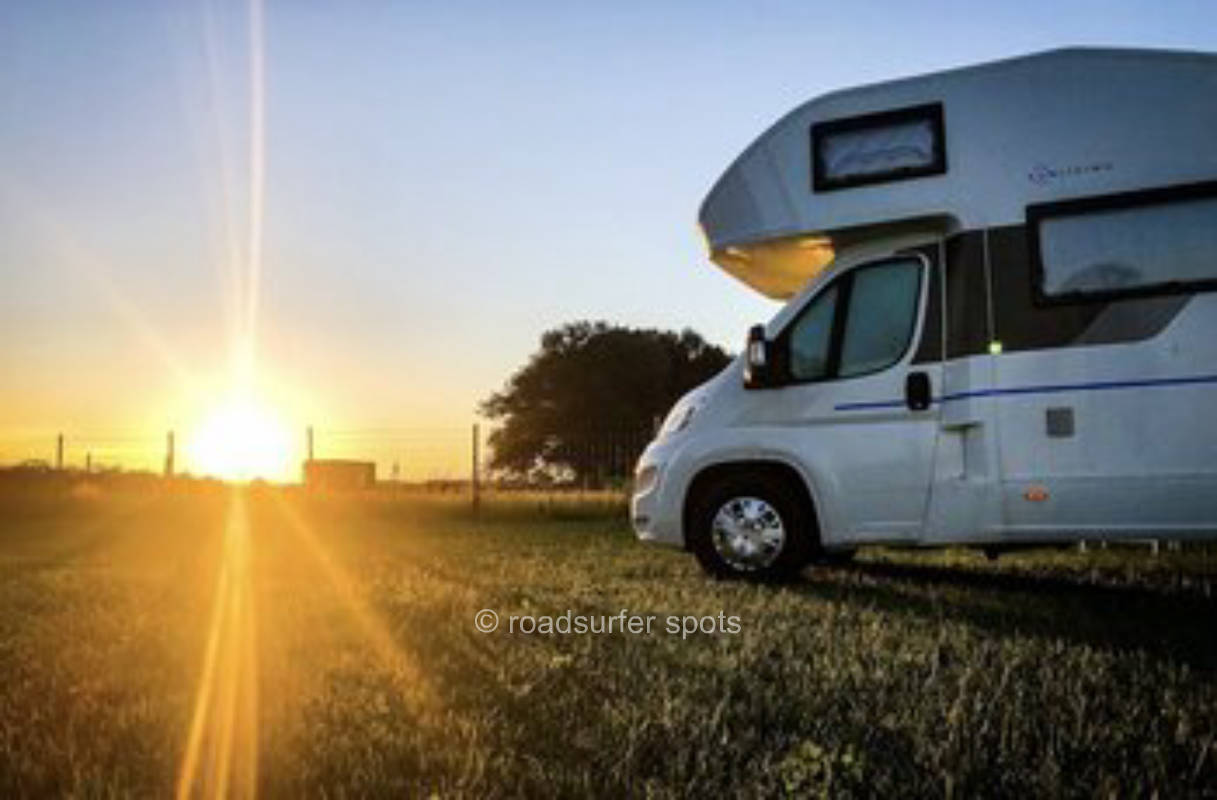 Camping mit Blick über das Estetal