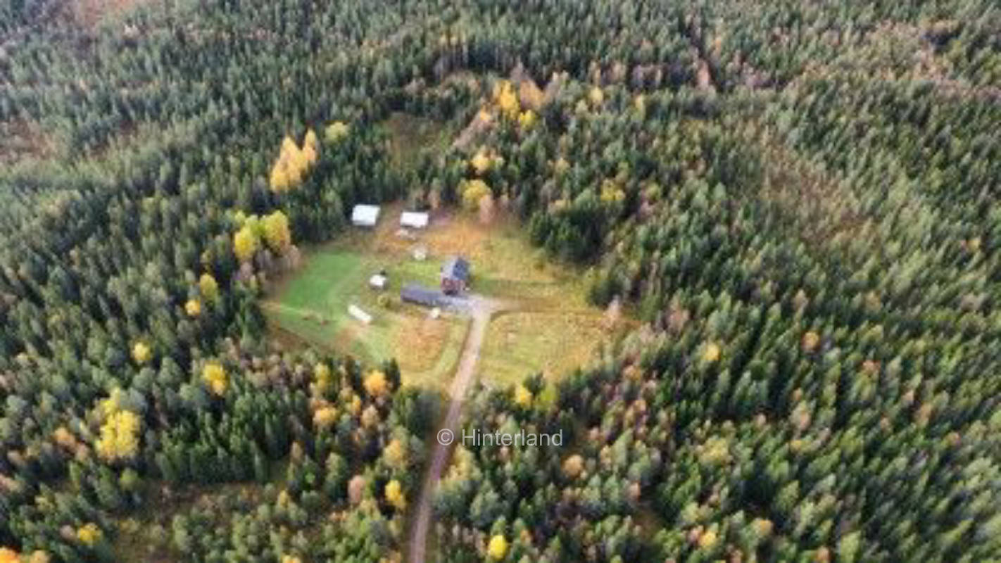 Stellplätze mitten im Wald in Schwedisch Lappland, privater Stellplatz