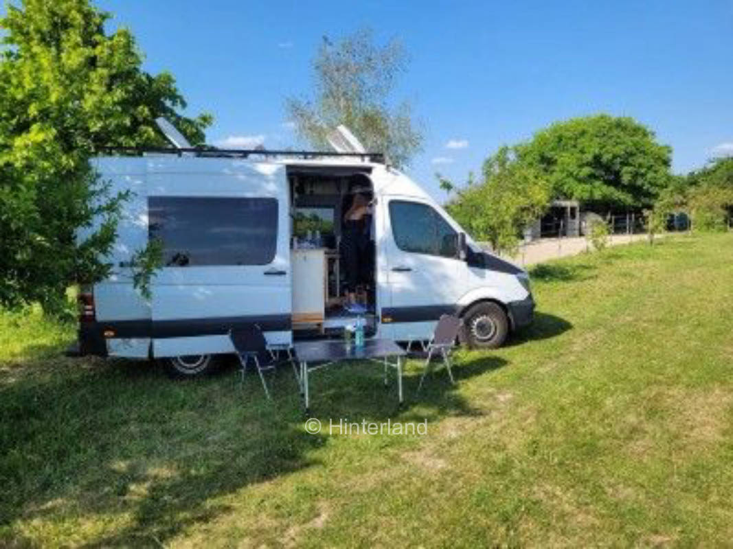 Amidst the vineyards in the Palatinate Tuscany, privater Stellplatz