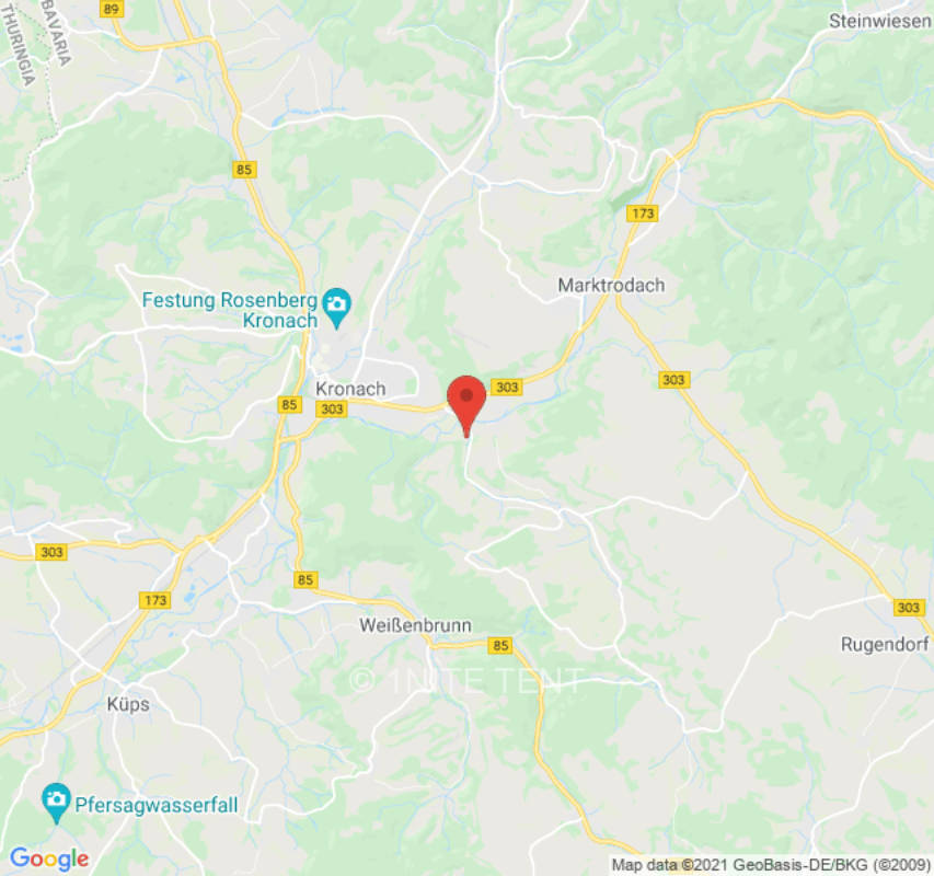 Zeltplatz in Kronach, privater Stellplatz