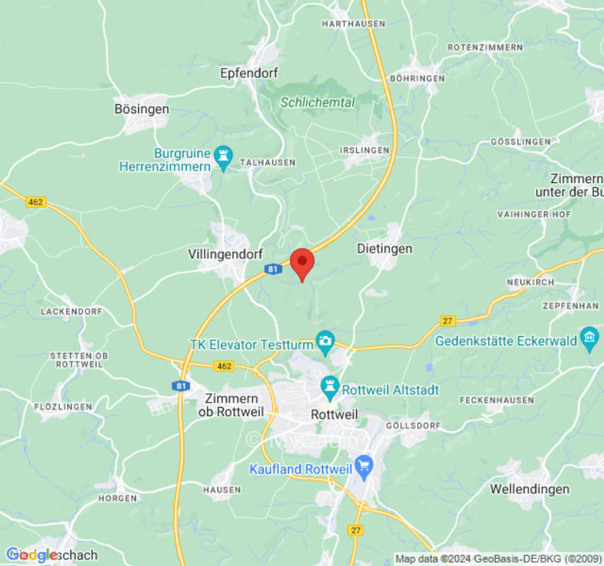 Hofgut Neckarburg - Idylle PUR - Wiesenstellplatz