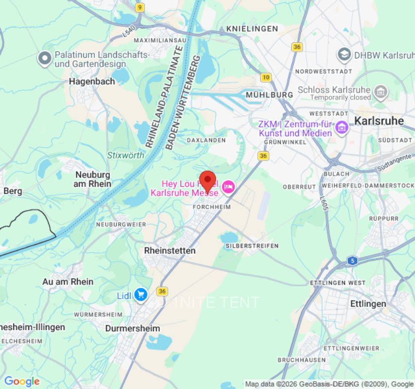 Zeltplatz in Rheinstetten