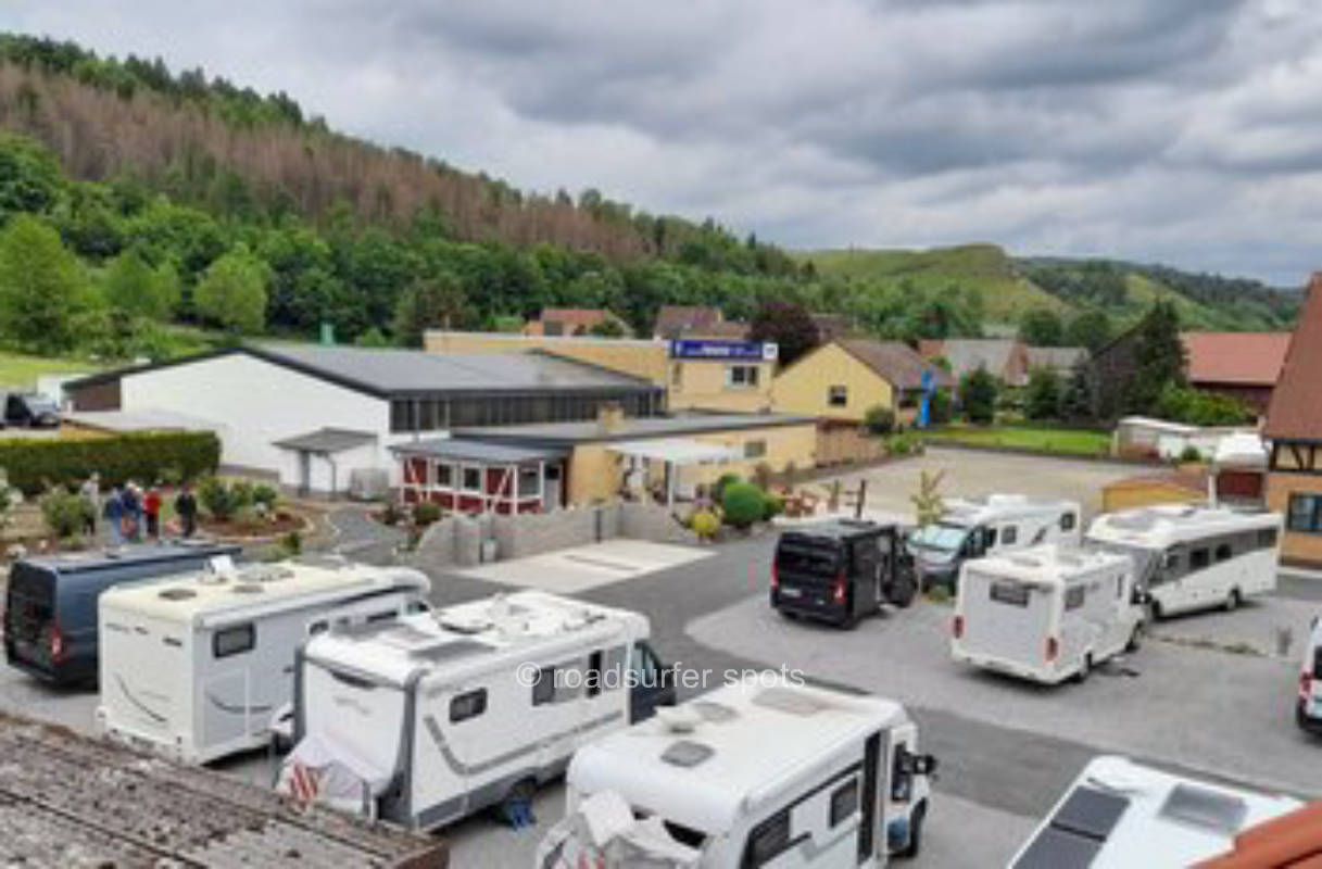 Wohnmobilstellplatz am Südharz