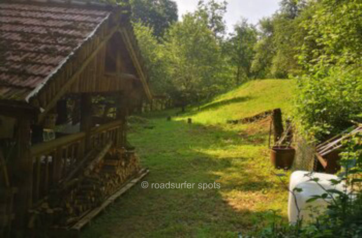 Naturcamping "Fuchseloch" bei Forchtenberg, privater Stellplatz