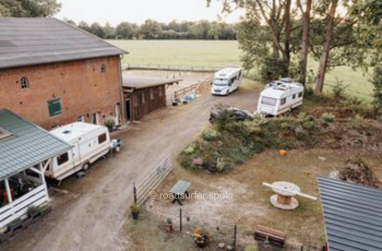 Camping auf dem Land 