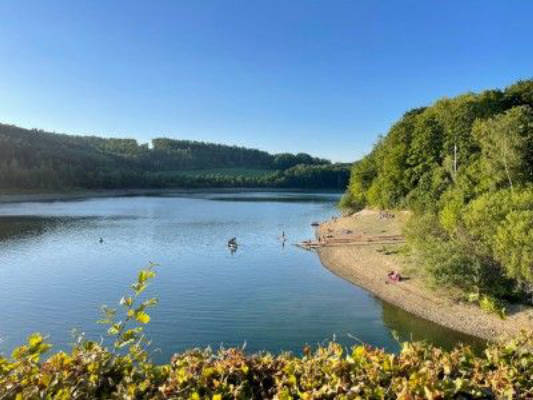 Holiday directly on Lake Biggesee with panoramic views