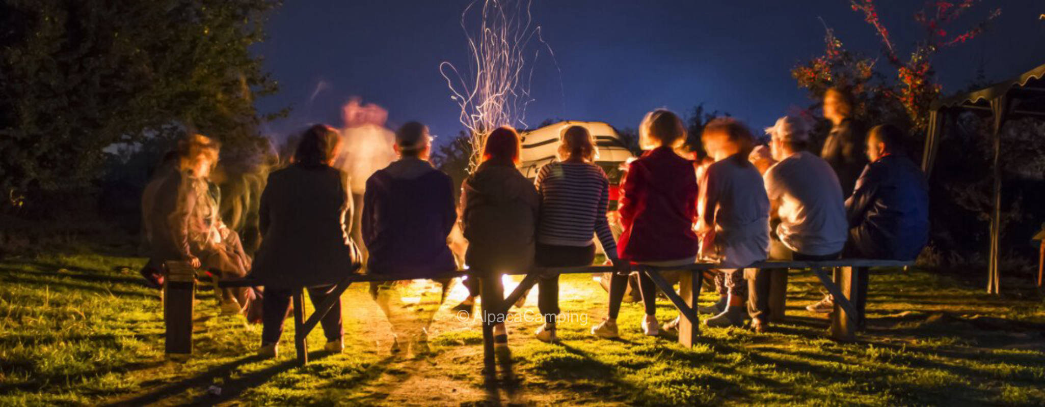 Idyllic camper site on a green meadow with a fantastic far view #1