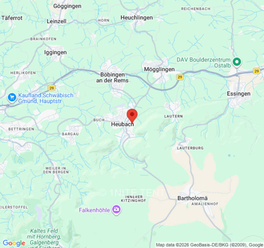 Zeltplatz in Heubach