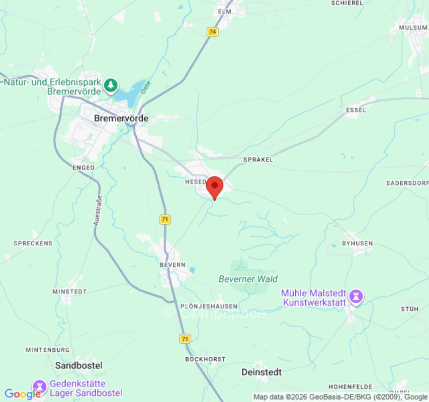 Stellplatz Hof an der Hese (Campspace 6854)
