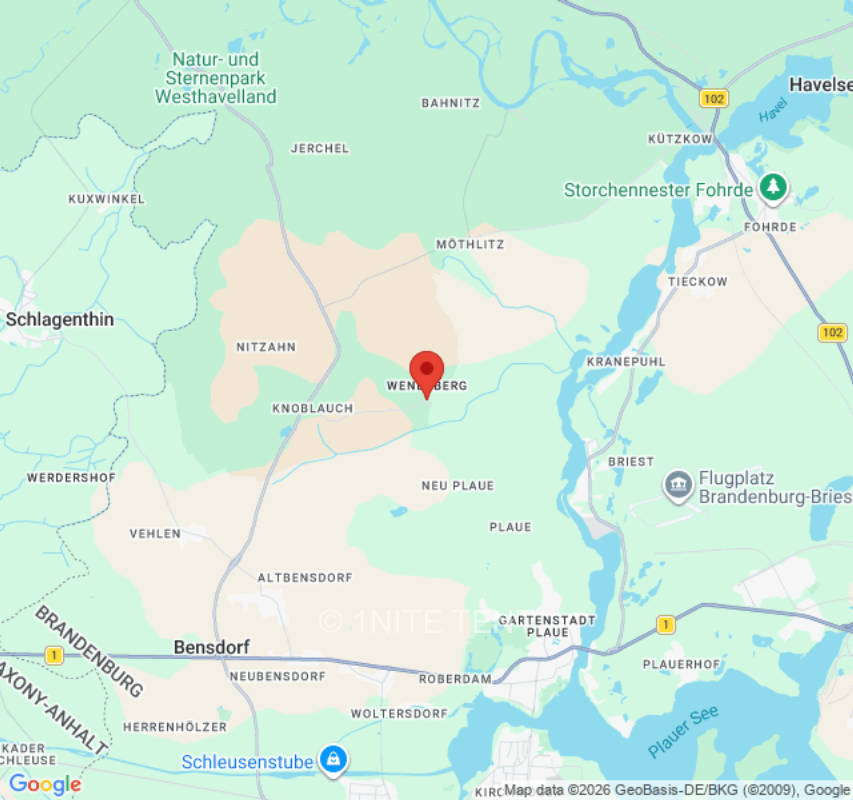 Zeltplatz in Milower Land