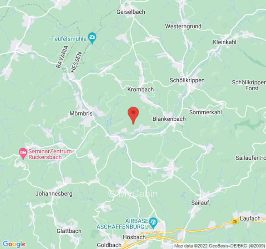 Meadow with fantastic view in Kahlgrund