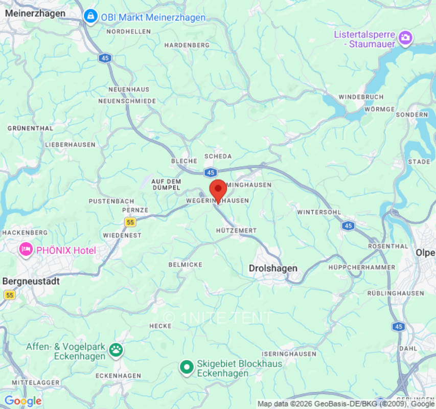 Zeltplatz in Drolshagen