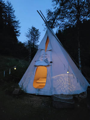 Tipizelt am schwarzwaldhof