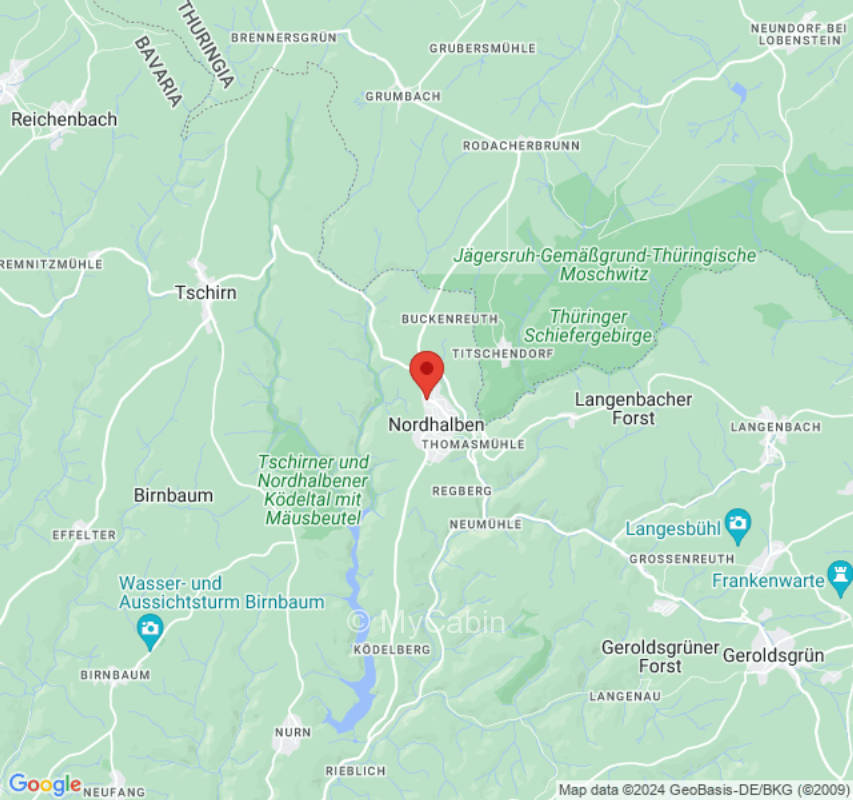 Gartenplatz im Wanderparadies Frankenwald