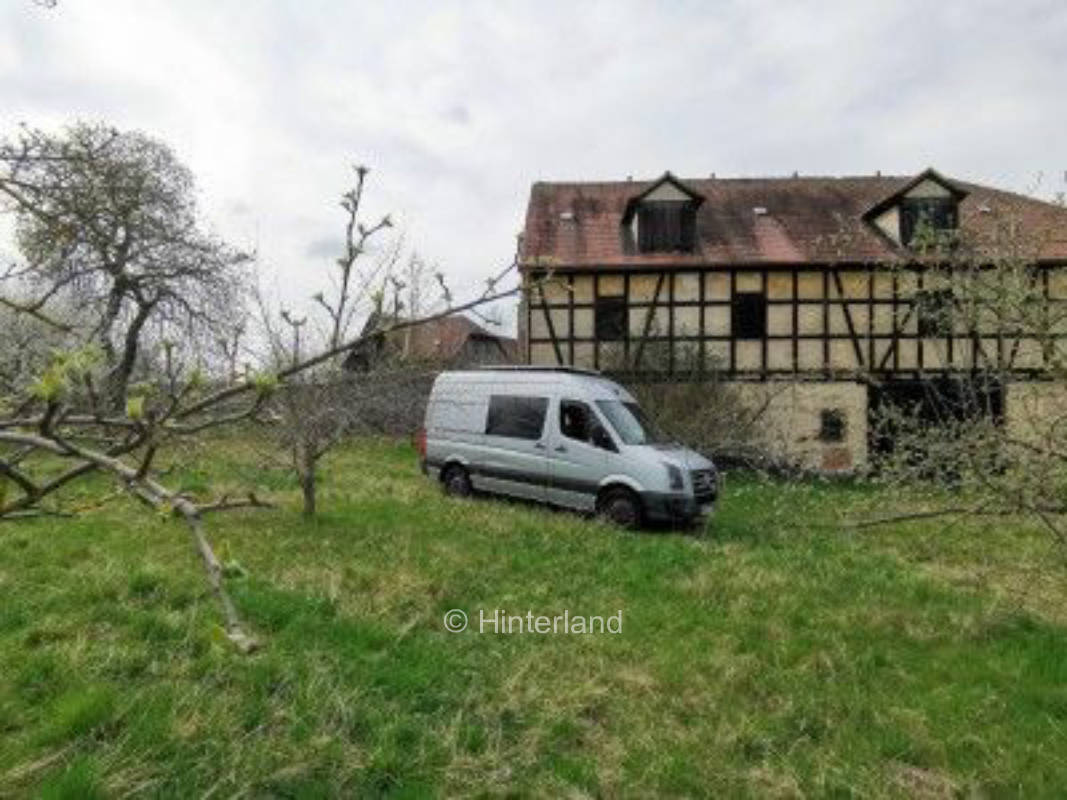 Naturcamping mit Fachwerkblick